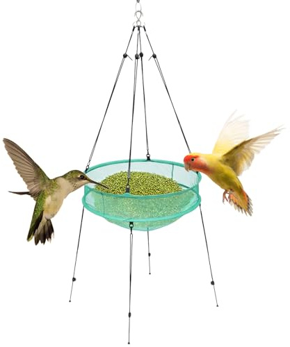 Aro de alpiste | Estancias Plegables Fuertes y livianas, alimentador de Abejas Resistente al Viento, para entusiastas de los Amigos del Suelo, jardín, césped, Patio