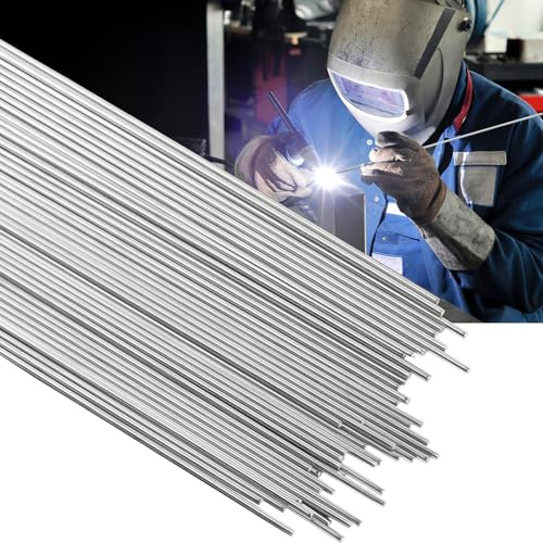 Verdanzia 90 Pcs Stainless Steel Tig Welding Rod ER308L, 1/16 X 16 Tig Filler Rod, Low Splatter Corrosion Resistance Rods for Tig Welding, Tig Welding Accessories (90)