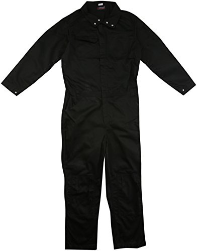 Cofra V186-0-05.Z/8 - Tuta da lavoro Lagos, taglia 4XL, colore: Nero, Nero, V186-0-05.Z/8