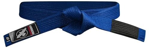 Hayabusa 2.0 Adult BJJ Belt - Premium Quality, IBJJF Compliant, Reinforced Double Stitching - Blue, A3