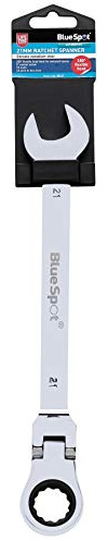 Blue Spot Tools Clé à cliquet flexible en chrome vanadium 21 mm 05117