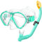 Gintenco Schnorchelset Kinder, Taucherbrille Kinder mit Schnorchel Anti-Fog Panorama-Weitsicht, Anti-Leck schnorchelmaske,Tauchmaske für Schwimmen Schnorcheln 4-16 Jahre