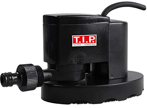 T.I.P. Pompa per piscina con copertura automatica (per teloni e pellicole solari, pompa di drenaggio idromassaggio, portata 1.300 l/h, altezza di mandata 1,6 m, spugna filtro, protezione