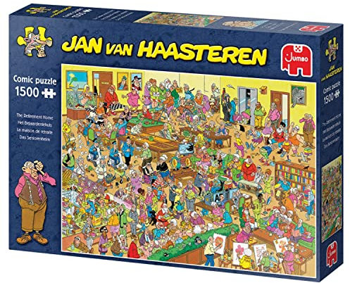Jan van Haasteren The Retirement Home | Jigsaw Puzzle For Adults 1500 pieces | 90 x 60cm Puzzle | Jumbo