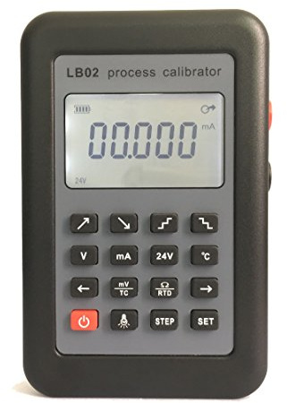 LeTkingok Voltímetro De Corriente De Resistencia Lb02, Generador De Señal, Calibrador De Proceso De Fuente, 4-20ma/0-10v/mv, Actualización De Pantalla Lcd Desde Lb01 (LB02)
