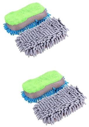 Healeved 4 Stück Whiteboard-radierer Wachs-applikator-pad Wachsapplikator Aus Mikrofaser Kratzfreies Waschpad Auto-Gadget Mikrofaser-applikator Automatisch Autowaschanlage Büro Schwamm