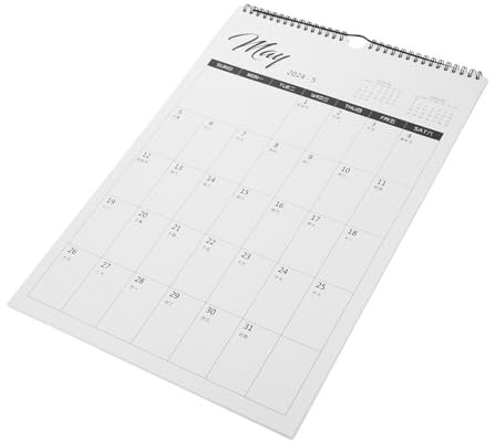 STOBOK Hängender Kalender für Monatsplanung A3-größe Tagesplaner Büro-tischkalender