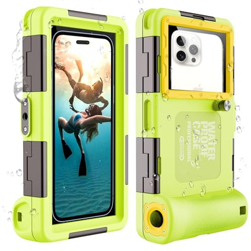 MKERED wasserdichte Handyhülle Unterwasser Wasserfeste Handy Wasserschutzhülle Handytasche Wasserdicht Schwimmen Baden Compatible für iPhone 16 15 14 13 12 Pro Max Samsung S24 S23 A35 A55 A25 A15 S22