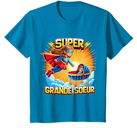 Super Grande Sœur Héroïque - Tee Shirt Annonce Grossesse T-Shirt