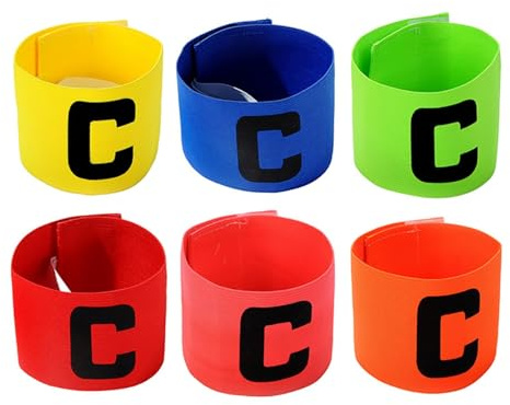 Yonuaret Kapitänsbinde Kinder, Spielführerbinde Kinder Fussball, Kapitänsbinde Für Erwachsene, Auswechselbares Mannschaftsführerarmband Elastic Kapitäns Armbinden Für Herren Mädchen