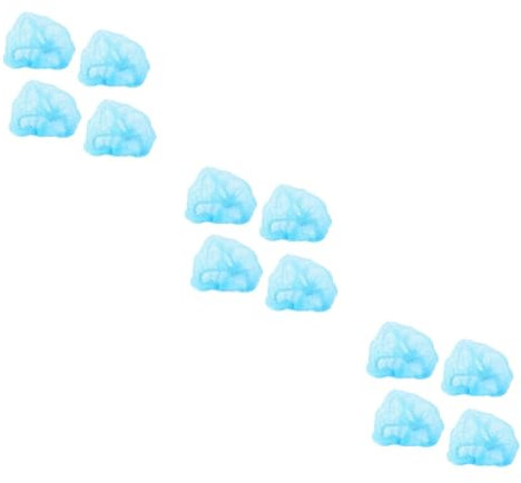 iplusmile 60stücke Wiederverwendbar Haarnetze Pack Hygienische Kopfhaube Aus Vlies Atmungsaktiv Und Elastisch Für Make-up Lebensmittelservice Und Anwendungen Blau