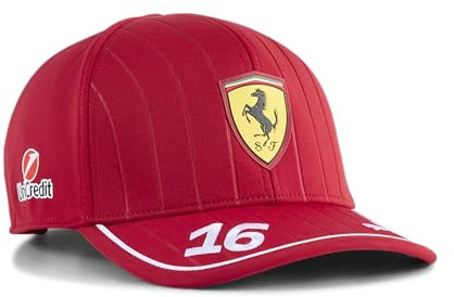 PUMA Scuderia Ferrari F1 Charles Leclerc keps 2025, Färg: röd, One size