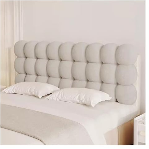 Upholstered Wall Panels, Upholstered Wall Panels, Upholstered Blended Fiber Headboard, Wall Mounted Bed Backboard Pillow Bolster, Backrest Positioning Support Bolster Cushion For Watching TV Gaming(Gr