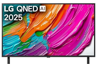 LG TV QNED AI 2025 | 43QNED8E | 43'' (108cm) | 4K UHD | HDR10 | webOS 25 | Télécommade AI Magic Remote | Alexa, Google Assistant | Netflix Disney+ CANAL+ Prime Video | AirPlay 2 | Luminosité éclatante