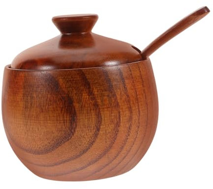 Holibanna Pot à Épices Avec Couvercle Pour Sel Sucre Poivre Salière Organisateur De Cuisine Pot Assaisonnement Vintage