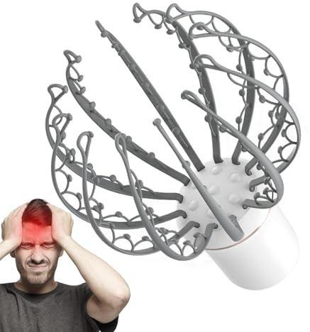 Appareil de massage électrique du cuir chevelu à griffes de pieuvre - Appareil de massage du cuir chevelu rechargeable - Appareil de massage du cuir chevelu - Grattoir pour cuir chevelu - Cadeau