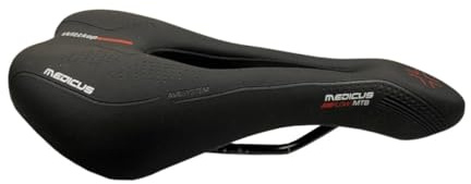 Medicus AirSystem Fahrradsattel für Rennrad Mountainbike MTB Fahrradsitz Radsitz mit Memoryfoam