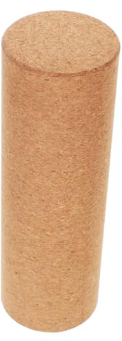 TOBBOMEY Yoga Roller aus Natürlichem Kork Rückenrolle für Rückenschmerzen Fascia Roller für Yoga Trainingszylinder zur Muskelentspannung und Fitness für Balance und Flexibilität