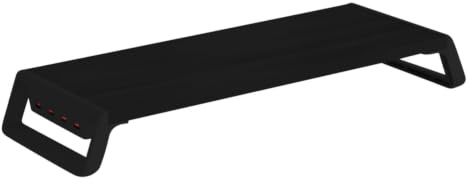 Supporto per monitor, alzata da scrivania con organizer, mensola in legno per laptop, design in materiale di legno, strumento di montaggio facile, accessorio stabile per, supporto da