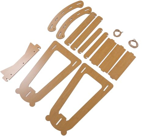 Acouto Hamaca con Columpio para Gatos, Cama Enrollable de Doble Capa, Montaje Simple, Cama Elevada de Madera para Gatos, Muebles para de Interior, Es Pequeña, Es Tu Hamaca con Columpio de Madera y