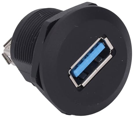 Keenso USB 3.0-Buchse-zu-Buchse-Kupplung, Stabiler Leistungsstecker für Panelmontage-Installationen