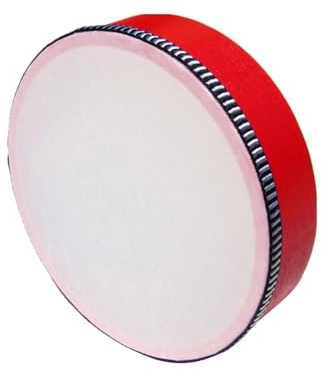 lopituwe Tambourin Musical éducatif pour développer la Coordination des Jeunes explorateurs. Bord Lisse du Tambourin. Petit Instrument de Musique. , 10 Pouces