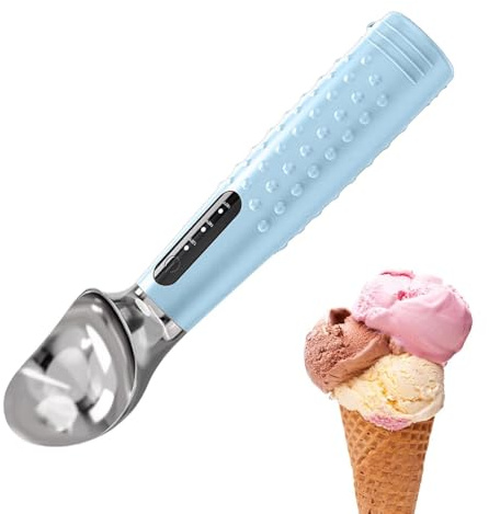 Nevalerra Eisportionierer – Elektrischer Dessert-Servierer, Eisportionierer beheizt, für Cupcakes, Desserts, Bäckereien, Süßigkeiten, , Zuhause, Süßigkeiten, Partys, Zuhause, Küchen, Partys