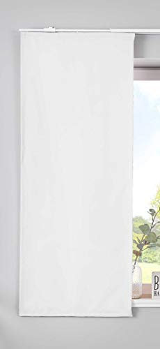 Gardinenbox Verdunkelung Schiebegardine »Newyork« HxB 145x60 cm Weiß Flächenvorhang Paneelwagen Blickdicht Thermo-Schiebevorhang, 202020680
