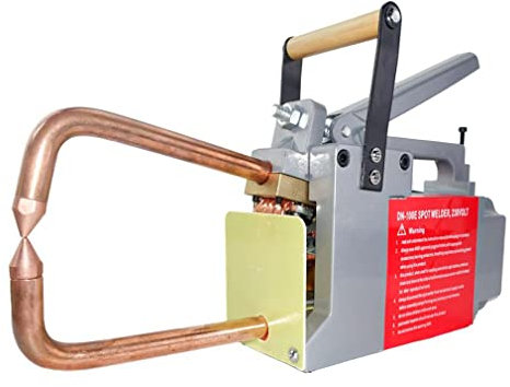 YHUEGH Resistance Spot Welding Machine 220V Electric Single Phase Portable Handheld Welding Tip Gun, Welding Thickness 1.5+1.5mm Steel Plate Sheet Metal Portable Spot Welder