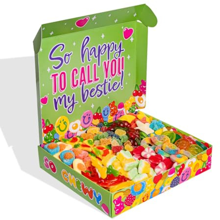 American Uncle Wunnie box idea regalo per migliore amica originale, regalo di compleanno per amica - Scatola di caramelle gommose da 1kg