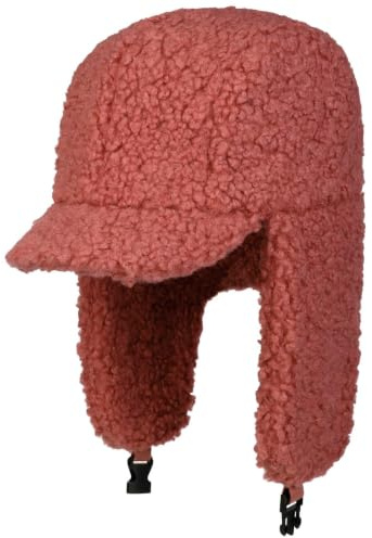 Seeberger Teddy Fur Fliegermütze Damenmütze Wintermütze Kunstfellmütze Damen - mit Schirm, Ohrenklappen, Futter Herbst-Winter Winter