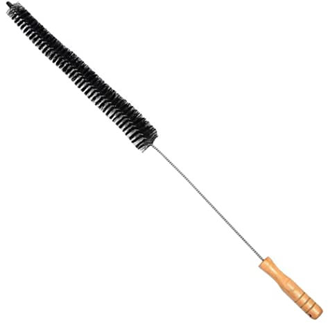 Pincel de radiador, 27 cepillo de radiador secador de secador Cepillo de ventilación con madera de madera larga pincel de limpieza de radiador de bobina flexible para refrigeradores, zócalos