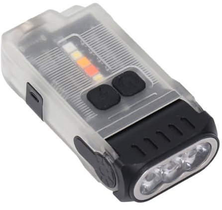 Marhynchus Pequeña Linterna Potente, 1200 Lm LED USB C Recargable Mini Llavero de Bolsillo Luz IP67 Impermeable para Acampar Al Aire Libre