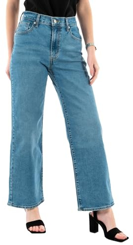 Levi's High Rise Wide Leg Jeans 0018 Summer Love in th, Färg: blå, 27W x 27L