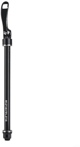 FUANA Adattatore per asse passante per mountain bike, per forcella anteriore, perno per mozzo ruota, mandrino solido, accessori per mountain bike, accessori per bicicletta (12 x 182 mm)