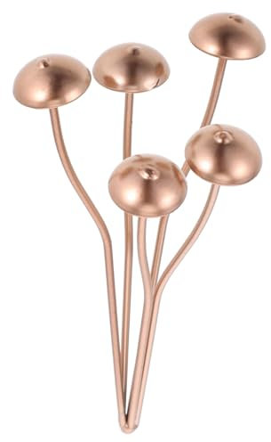 CANIGHT 1set Mushroom Garden Decoration for Outdoor Use Heavy Duty Iron Mushroom Stake for Weatherproof Floral Accent for Lawn and Patio Decor