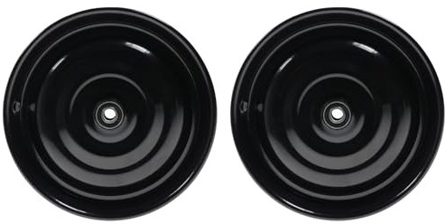 12 1/2 Zoll Scheibenrad Anhänger Handwagen Laufrad Rad Felge Klaufix DDR Schwarz | 1 Stück