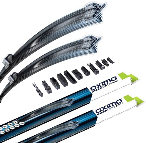 MOTOS Juego de limpiaparabrisas para Mercedes-Benz C Classe T-Model S204 03.2013-12.2014 - Diseño vanguardista, Limpiaparabrisas delantero, Extremadamente silencioso, Duradero y resistente a la intemp