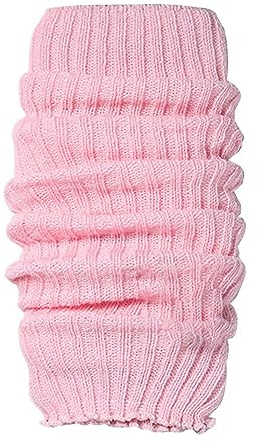 Guêtres pour femmes, couvre-pieds chauds, couleur unie, pour fête, chauffe-jambes tricotés fluo, Rose, taille unique