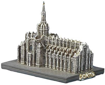 Paben - Souvenir del Duomo de Milán (Italia), de resina, 10 cm
