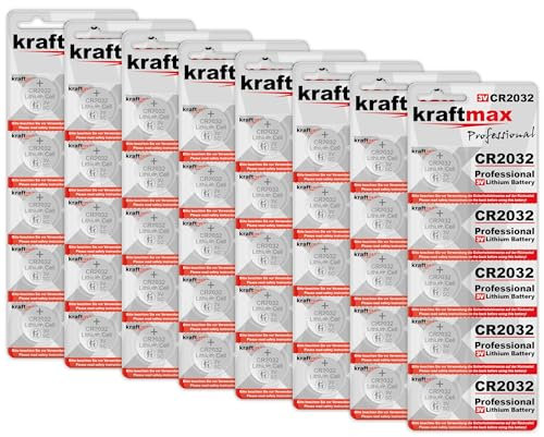 40er Pack CR2032 Lithium Hochleistungs- Batterie für professionelle Anwendungen - Neuste Generation