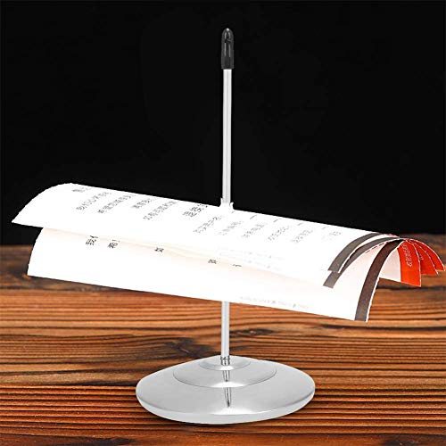 Dicker Memohalter aus rostfreiem Stahl, Briefempfang Spike Menu Memo-Notizpapierhalter Ideal für Restaurants, Cafés und Büros