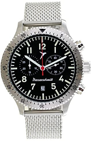 Messerschmitt Aristo Herren Uhr Fliegeruhr Chronograph ME-5021M