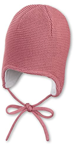 Sterntaler Baby - Mädchen Mütze Strickmütze Baby Strickmütze mit Fleecefutter