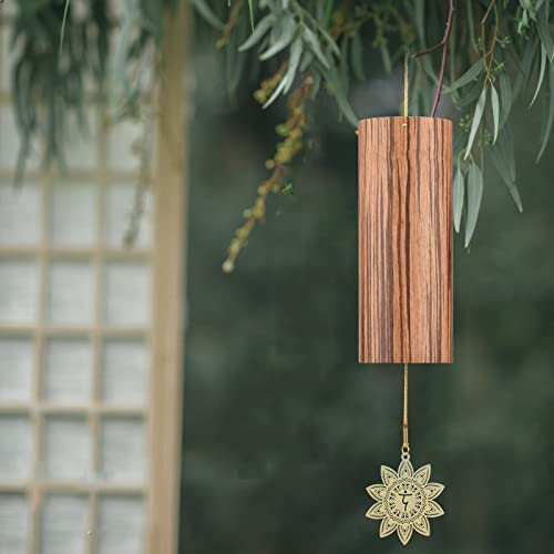 Chimes Natürliches Bambus-Windspiel Chord Windchime Windbell for Outdoor Garden Patio Home (Color : Solar Plexus)