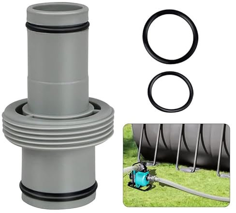 VDYXEW Pool Hose Connector, 32 mm to 38 mm, 2-Way Hose Connector Adapter for Intex, Bestway and Other Above Ground Pools Hose
