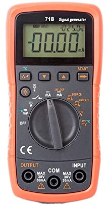 IGASHI Multimetro Digitale Intelligente Ricaricabile Generatore Termocoppia Corrente Tensione Segnale Portatile Calibratore di processo Trasmettitore analogico Sorgente Simulatore