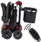 Falcon Auto Folding Mobility Scooter with Remote Control and Lithium Battery - Green Power (10 Miles - Lithium Battery)