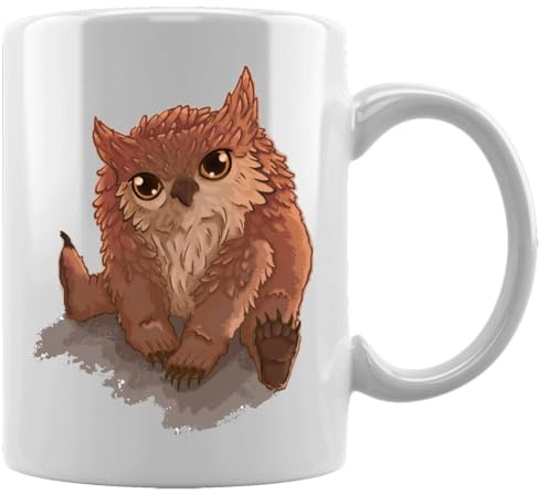 Owlbear - Baldurs Gate 3 Keramikbecher Weißes Kaffee Tee Wasser Tasse Büro Home Ceramic White Mug Cup