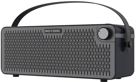 Hotone Gitarrenverstärker Bluetooth Multifunktionaler Touchscreen Gitarre Bass IR Gehäuse mit Multi FX Stereo Mobile APP Pulze (Schwarz)